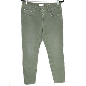 CLOSED Womens Jeans CANDIANI Denim 30 Green Slim Ankle ITALY MADE C91833-07A-17